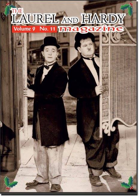 LAUREL AND HARDY MAGAZINE | THE magazine side cover  Vol 9 No 11 Winter 2015
