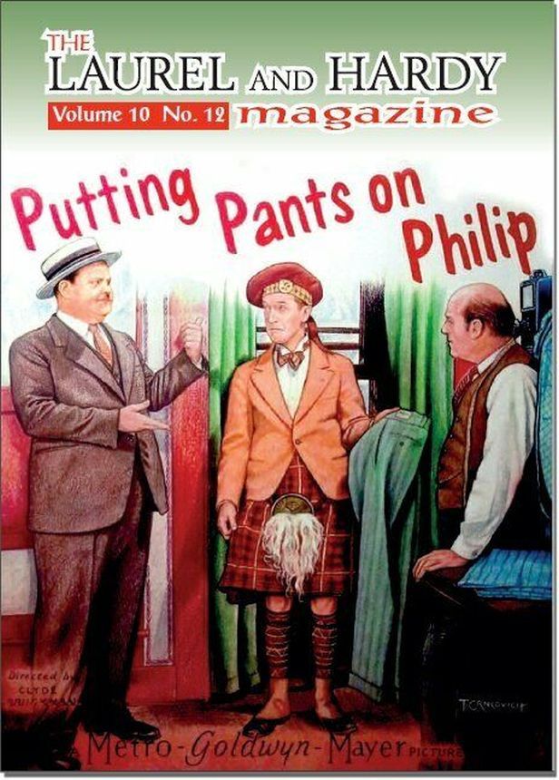 LAUREL AND HARDY MAGAZINE | THE magazine side cover  Vol 10 No 12   2018