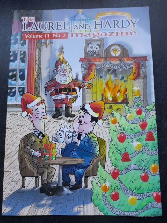 LAUREL AND HARDY MAGAZINE | THE magazine side cover  Vol 11 No 3   2019