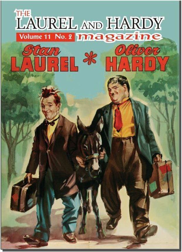 LAUREL AND HARDY MAGAZINE | THE magazine side cover  Vol 11 No 2 Autumn 2019