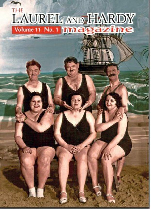 LAUREL AND HARDY MAGAZINE | THE magazine side cover  Vol 11 No 1 Summer 2019