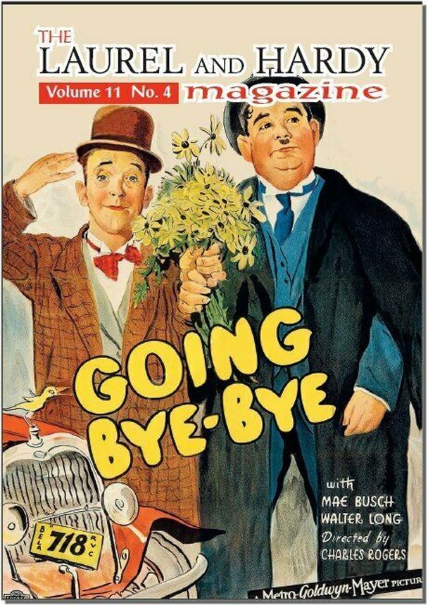 LAUREL AND HARDY MAGAZINE | THE magazine side cover  Vol 11 No 4  March 2020
