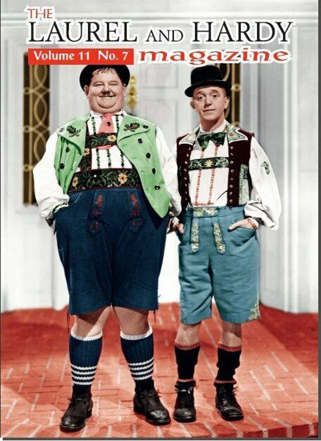 LAUREL AND HARDY MAGAZINE | THE magazine side cover  Vol 11 No 7  December 2020