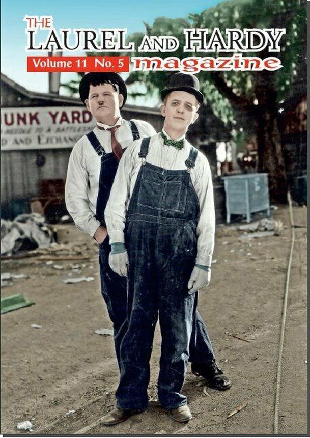 LAUREL AND HARDY MAGAZINE | THE magazine side cover  Vol 11 No 5   2020