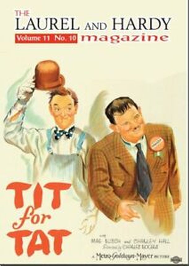 LAUREL AND HARDY MAGAZINE | THE magazine side cover  Vol 11 No 10   2021