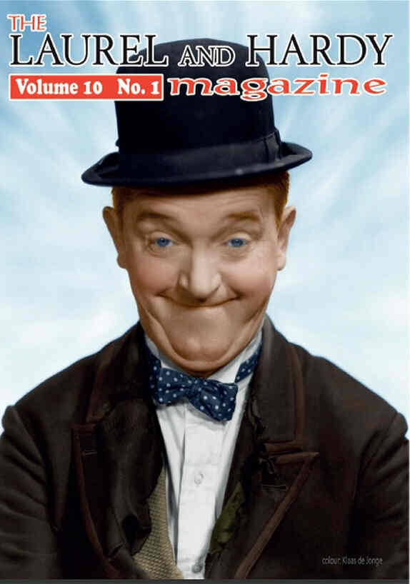 LAUREL AND HARDY MAGAZINE | THE magazine side cover  Vol 10 No 1 June 2016