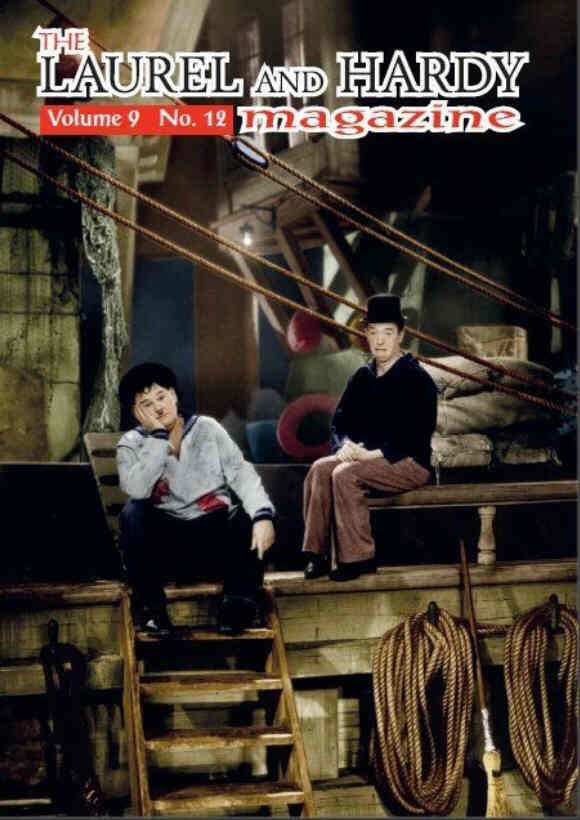 LAUREL AND HARDY MAGAZINE | THE magazine side cover  Vol 9 No 12 Spring 2016
