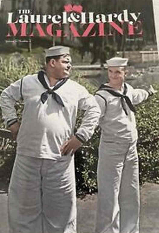 LAUREL AND HARDY MAGAZINE | THE magazine side cover  Vol 12 No  2 Winter 2022