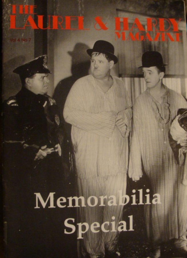 LAUREL AND HARDY MAGAZINE | THE magazine side cover  Vol 04 # 07  