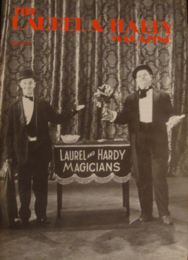 LAUREL AND HARDY MAGAZINE | THE magazine side cover  Vol 04 # 08  