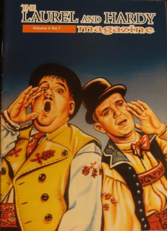 LAUREL AND HARDY MAGAZINE | THE magazine side cover  Vol 05 # 07  