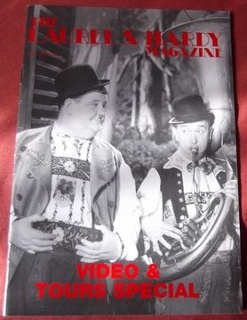 LAUREL AND HARDY MAGAZINE | THE magazine side cover  Vol 4 No  12   