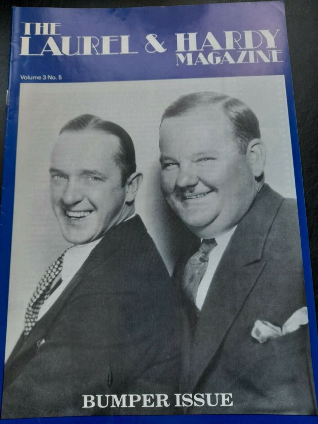 LAUREL AND HARDY MAGAZINE | THE magazine side cover  Vol 03 # 05  