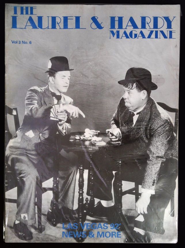 LAUREL AND HARDY MAGAZINE | THE magazine side cover  Vol 03 # 06  