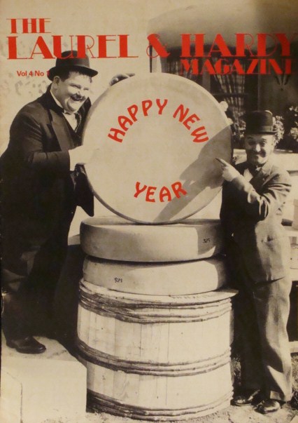 LAUREL AND HARDY MAGAZINE | THE magazine side cover  Vol 04 # 01  