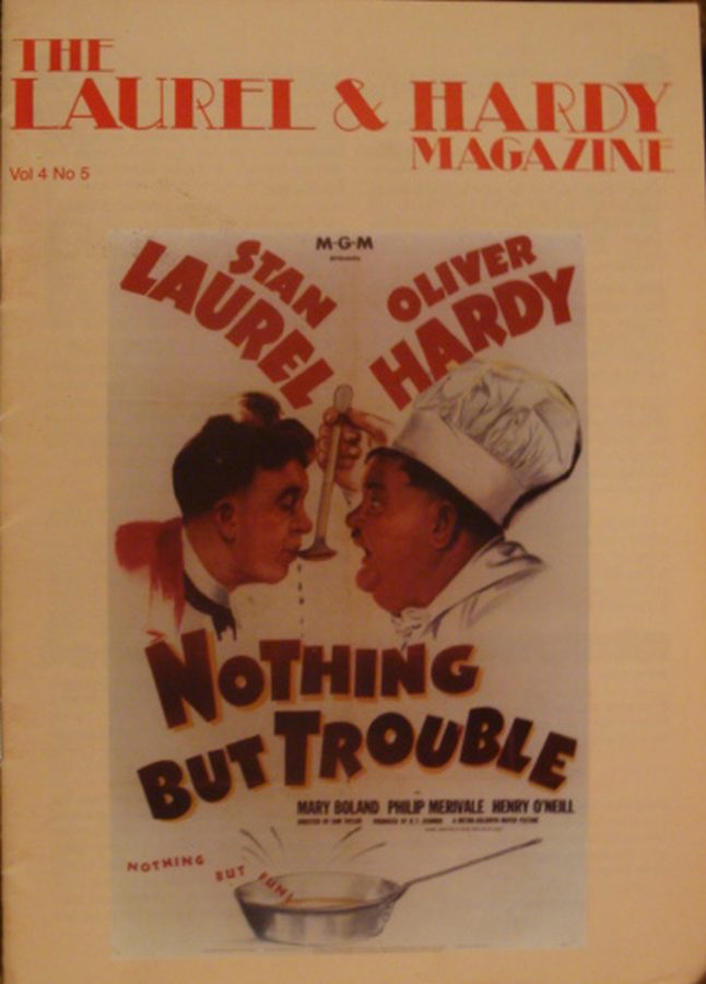LAUREL AND HARDY MAGAZINE | THE magazine side cover  Vol 04 # 05  