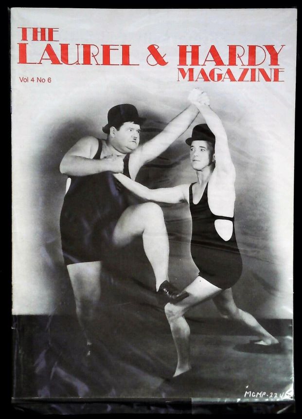 LAUREL AND HARDY MAGAZINE | THE magazine side cover  Vol 04 # 06  