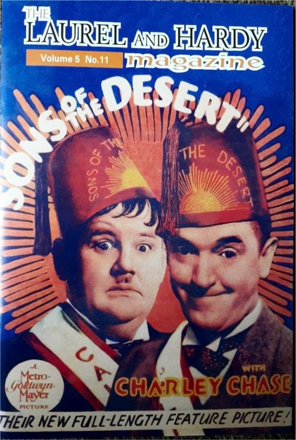 LAUREL AND HARDY MAGAZINE | THE magazine side cover  Vol 05 # 11  2001