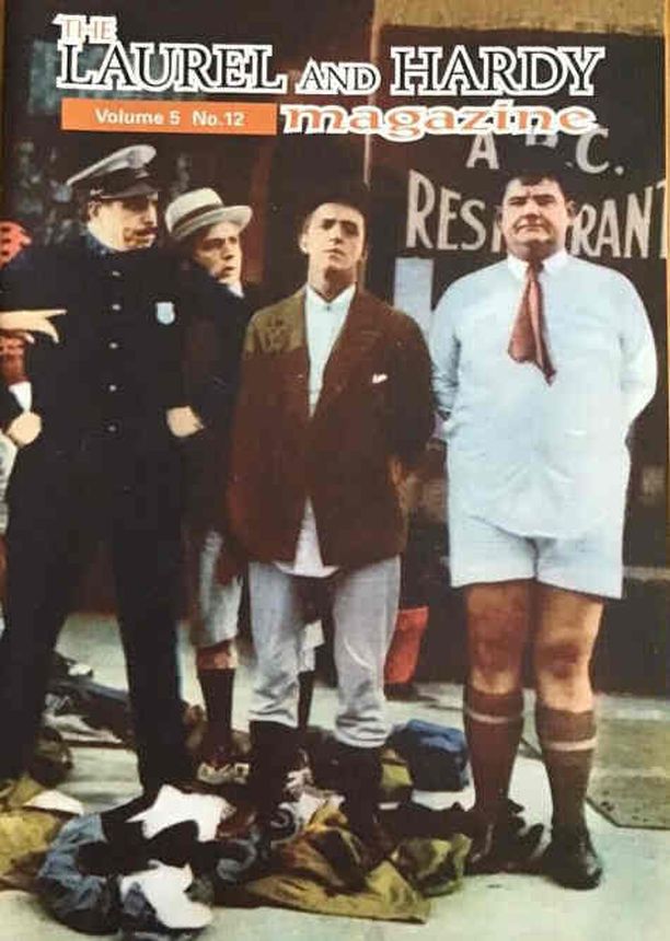 LAUREL AND HARDY MAGAZINE | THE magazine side cover  Vol 05 # 12  2001