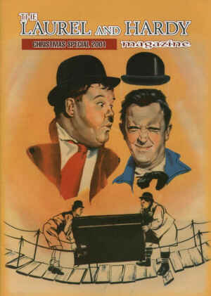 LAUREL AND HARDY MAGAZINE | THE magazine side cover  Vol 6 # 1 Christmas 2001