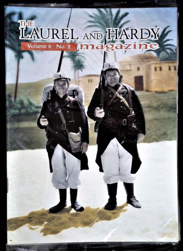 LAUREL AND HARDY MAGAZINE | THE magazine side cover  Vol 6 # 2  2002