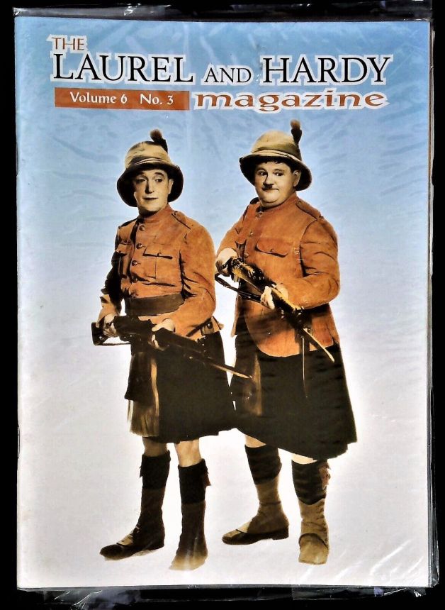 LAUREL AND HARDY MAGAZINE | THE magazine side cover  Vol 6 # 3  2002
