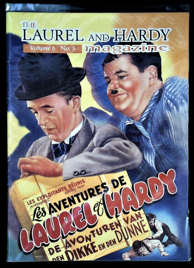 LAUREL AND HARDY MAGAZINE | THE magazine side cover  Vol 6 # 5  2003