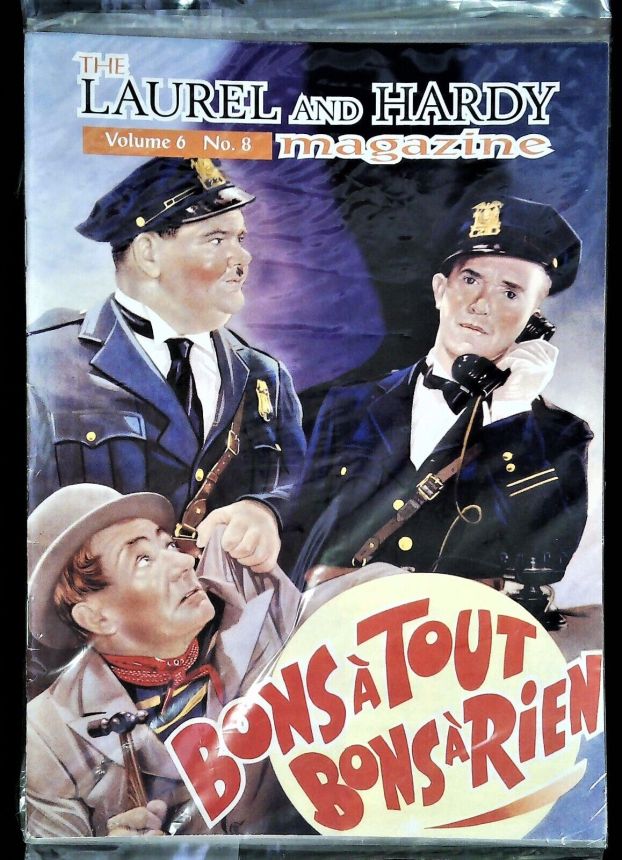 LAUREL AND HARDY MAGAZINE | THE magazine side cover  Vol 6 # 8  2004