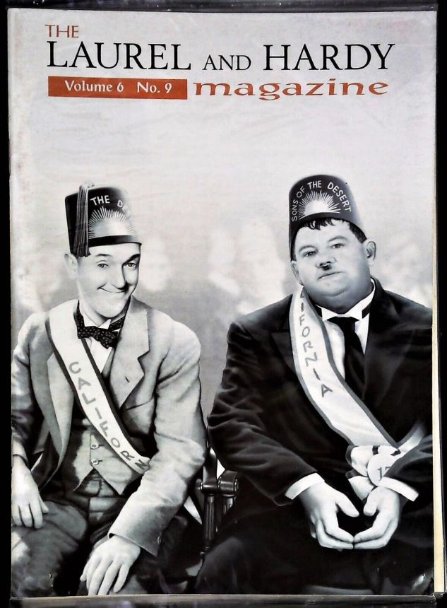 LAUREL AND HARDY MAGAZINE | THE magazine side cover  Vol 6 # 9  2004