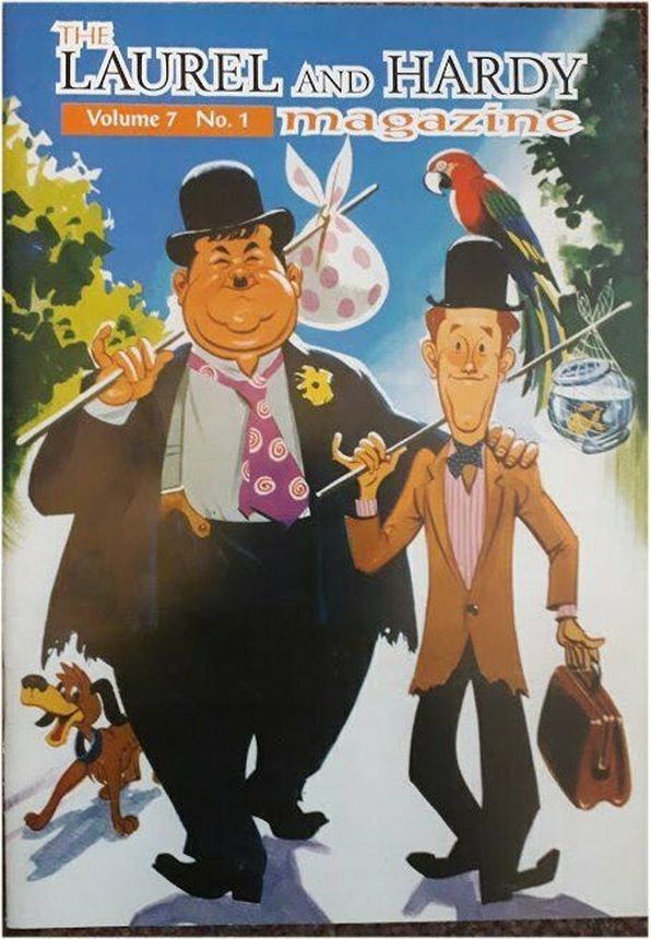 LAUREL AND HARDY MAGAZINE | THE magazine side cover  Vol 7 # 1  2005