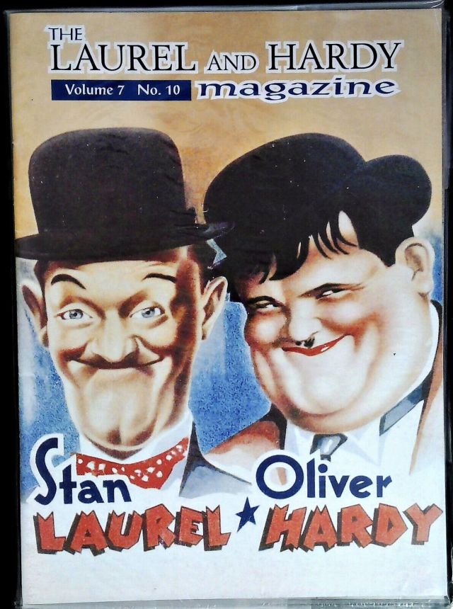 LAUREL AND HARDY MAGAZINE | THE magazine side cover  Vol 7 # 10  2008