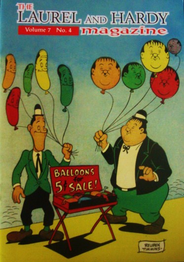 LAUREL AND HARDY MAGAZINE | THE magazine side cover  Vol 7 # 4  2006