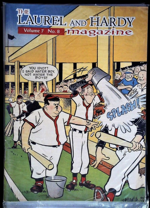 LAUREL AND HARDY MAGAZINE | THE magazine side cover  Vol 7 # 8  2008