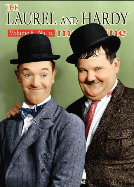 LAUREL AND HARDY MAGAZINE | THE magazine side cover  Vol 8 # 12  2013