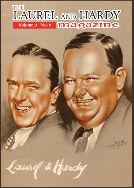 LAUREL AND HARDY MAGAZINE | THE magazine side cover  Vol 8 # 6 July/August/September 2011