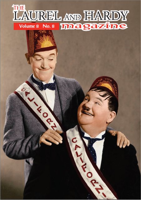 LAUREL AND HARDY MAGAZINE | THE magazine side cover  Vol 8 # 8 April/May/June 2012