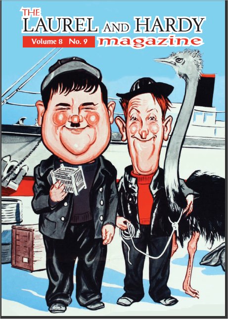 LAUREL AND HARDY MAGAZINE | THE magazine side cover  Vol 8 # 9 July/August/September 2012