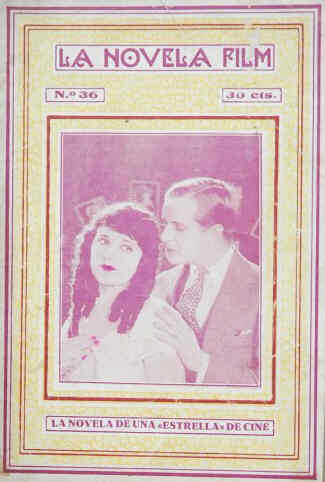 LA NOVELA FILM magazine side cover Issue 36  