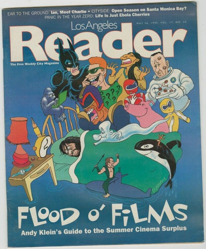 LOS ANGELES READER magazine side cover 26 May 1995