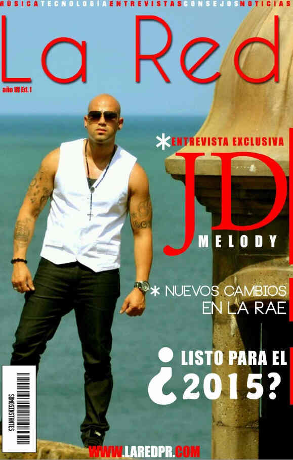 LA RED magazine side cover January 2015