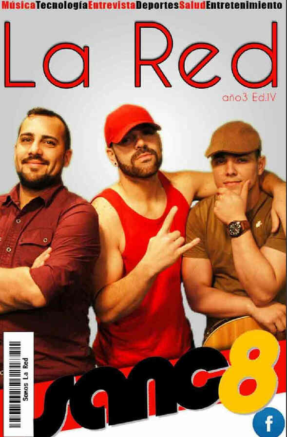LA RED magazine side cover April 2015
