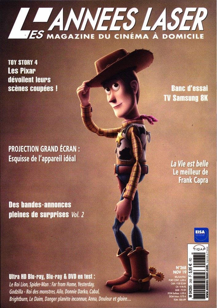 ANNEES LASER | LES magazine side cover Issue 268  November 2019