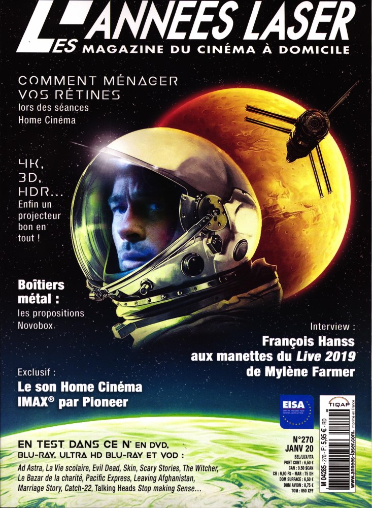 ANNEES LASER | LES magazine side cover Issue 270  January 2020