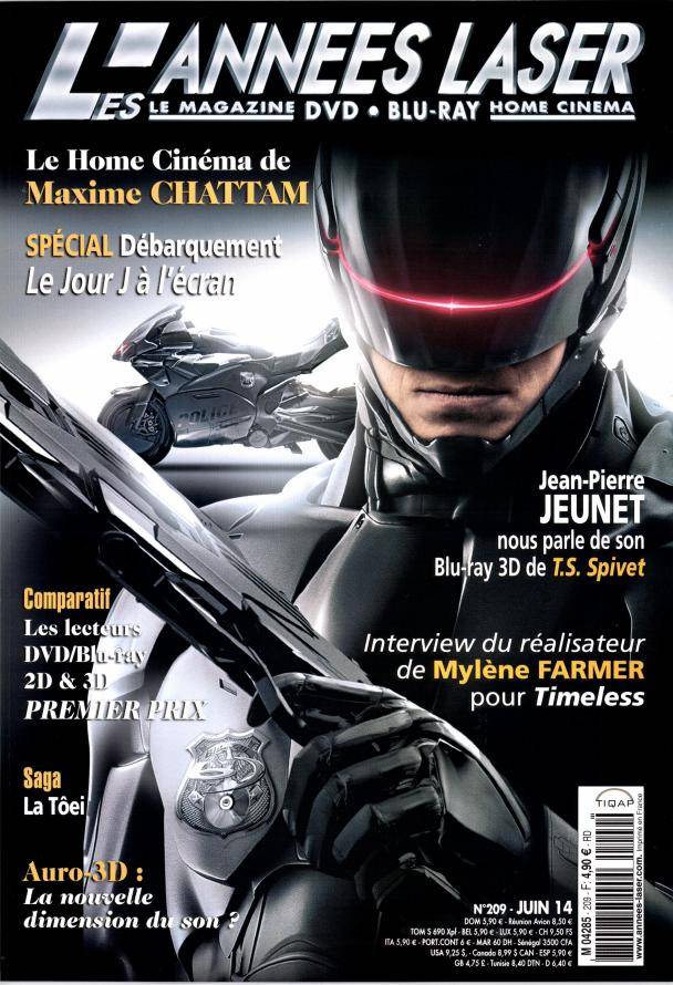 ANNEES LASER | LES magazine side cover Issue 209 June 2014