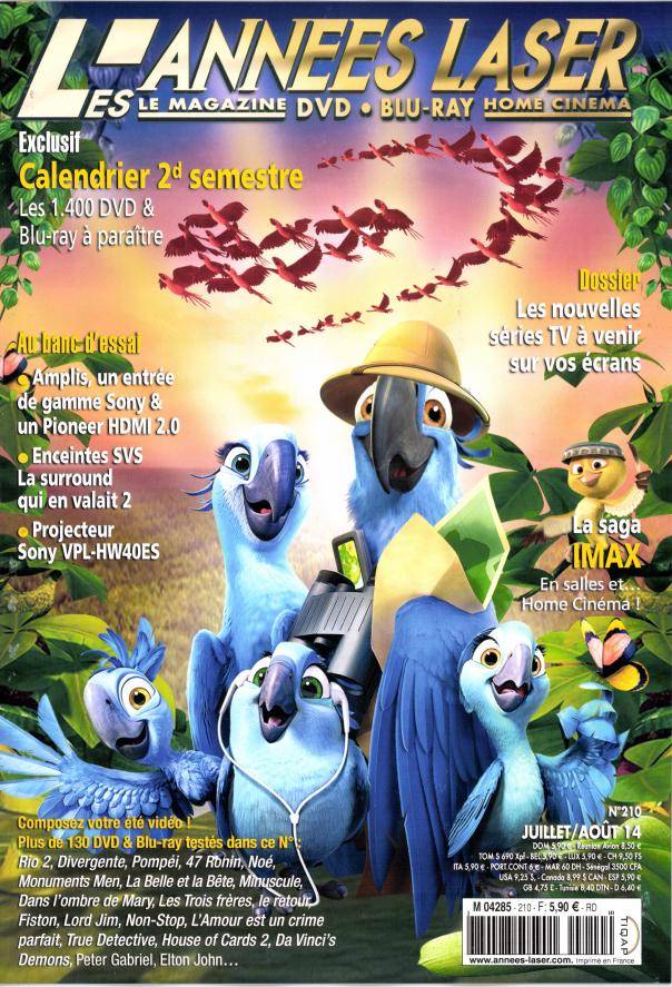 ANNEES LASER | LES magazine side cover Issue 210 July/August 2014
