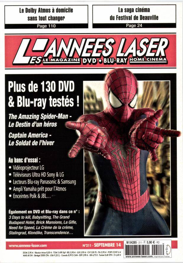 ANNEES LASER | LES magazine side cover Issue 211 September 2014