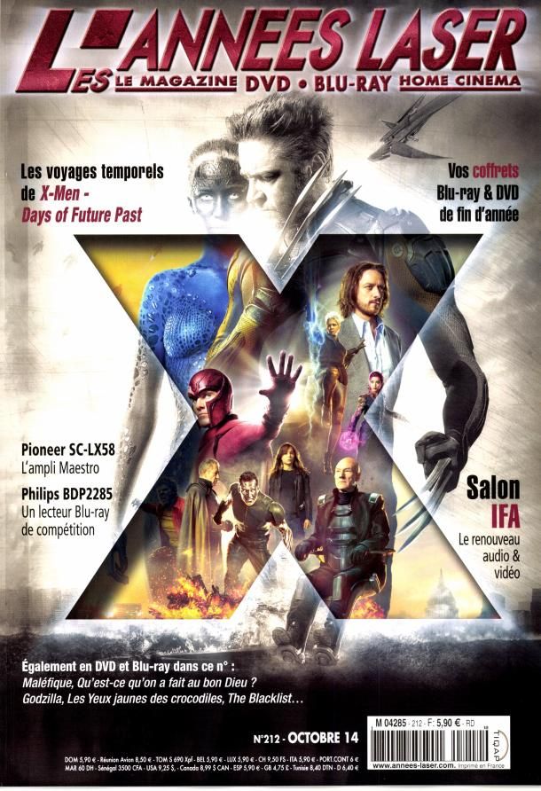 ANNEES LASER | LES magazine side cover Issue 212 October 2014