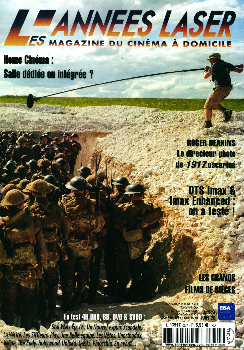 ANNEES LASER | LES magazine side cover Issue 274  July 2020