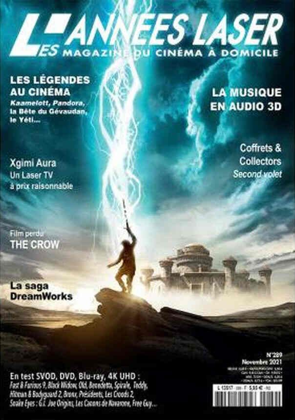ANNEES LASER | LES magazine side cover Issue 289  November 2021