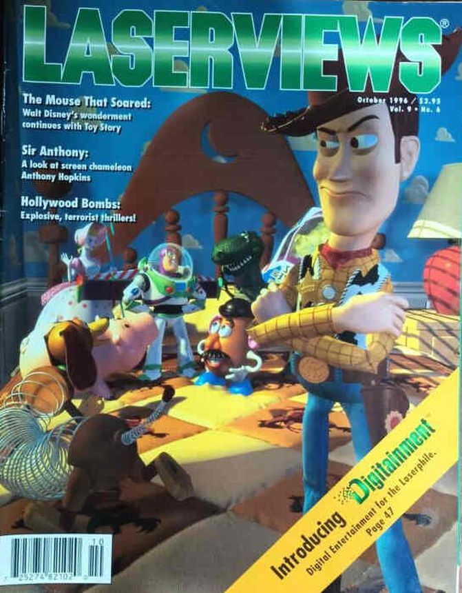 LASERVIEWS magazine side cover  October 1996